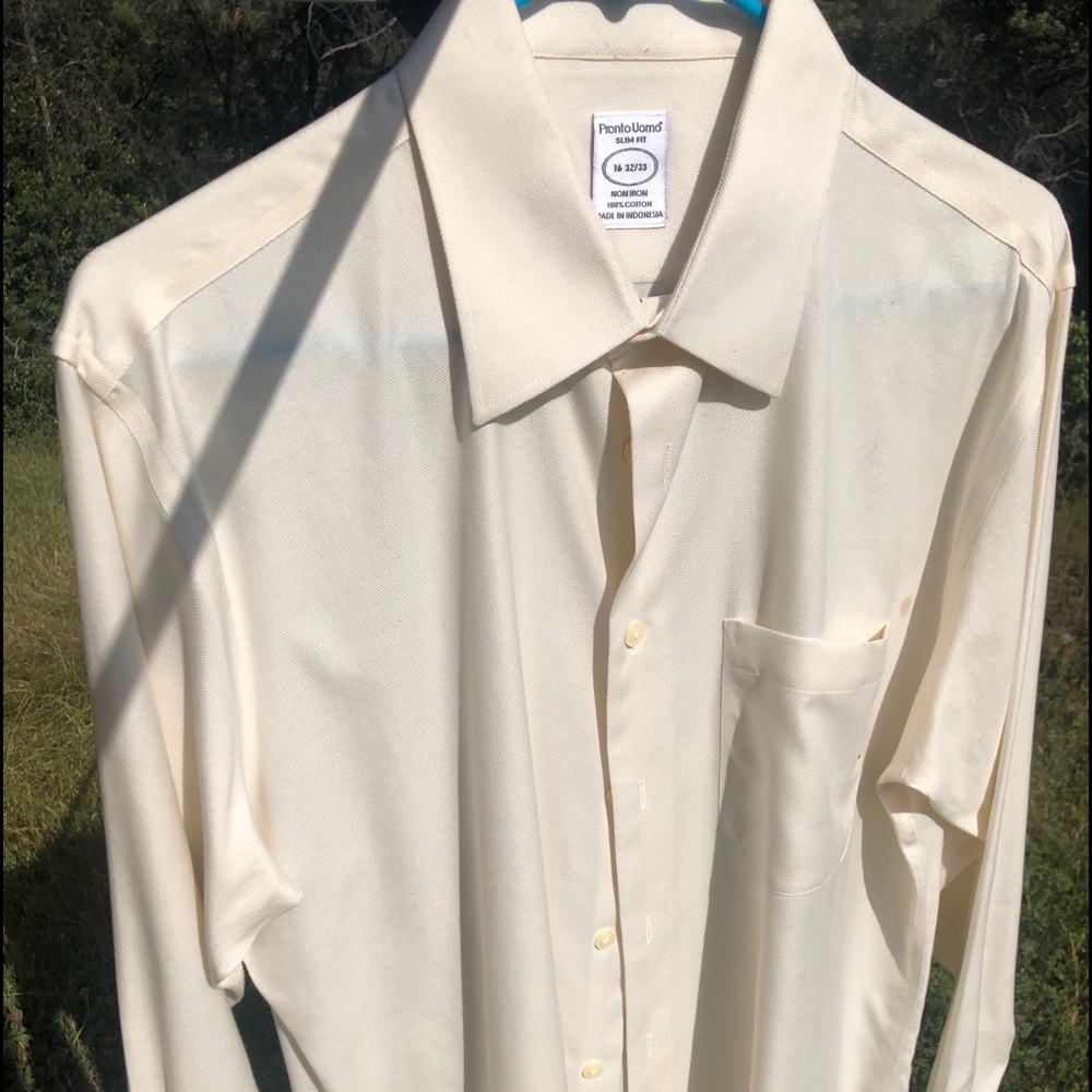 Pronto Uomo white dress shirt